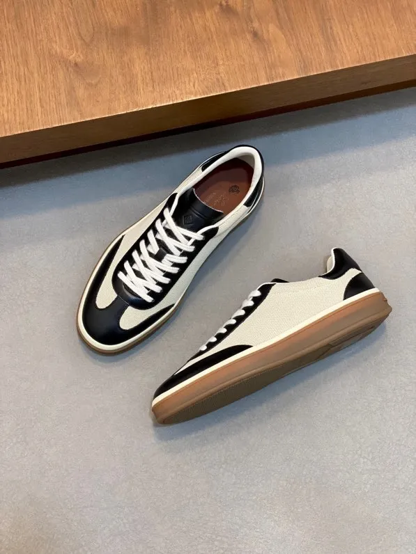 💰420Loro Piana — Classic casual shoes, men's lace-up casual shoes and sneakers, high-quality lightweight and comfortable fabrics, suitable for outdoor leisure, the color is young and energetic, and it looks great with sportswear or casual suits! Code number: 39-44 (38, 45, 46, can be customized)